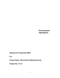 Procurement Operations Request for Proposals (RFP)