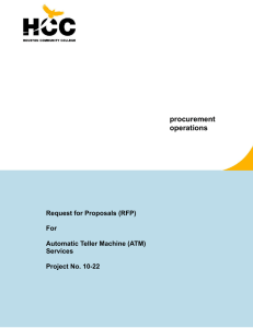 procurement operations Request for Proposals (RFP)