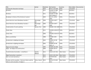 Title Author Published Call Number Location