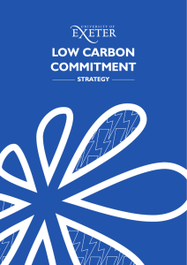 LOW CARBON COMMITMENT STRATEGY