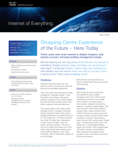 Shopping Centre Experience of the Future - Here Today Internet of Everything