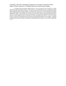 AbstractID: 1846 Title: Orientational Dependence of Trimethyl Ammonium (TMA)