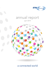 annual report a connected world april 2014