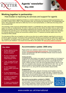 Agents’ newsletter  May 2008 Working together in partnership -