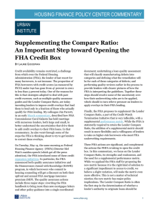 Supplementing the Compare Ratio: An Important Step toward Opening the