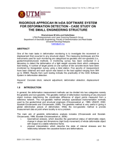 RIGOROUS APPROCAH IN InDA SOFTWARE SYSTEM THE SMALL ENGINEERING STRUCTURE