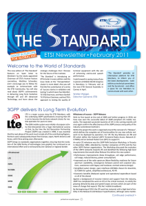 . ETSI Newsletter  February 2011