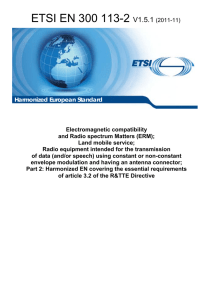 ETSI EN 300 113-2 V1.5.1