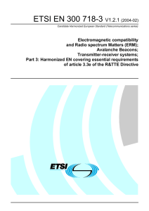 ETSI EN 300 718-3  V1.2.1