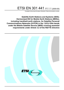 ETSI EN 301 441 V1.1.1