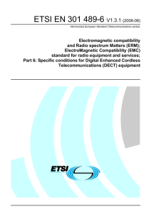 ETSI EN 301 489-6  V1.3.1