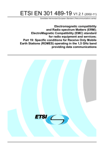 ETSI EN 301 489-19  V1.2.1