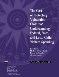 The Cost of Protecting Vulnerable Children: