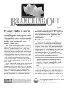 Property  Rights  Concerns