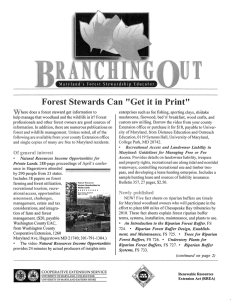 Forest Stewards Can  &#34;Get it in Print&#34; W