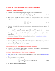Chapter 3: Two-dimensional Steady State Conduction  ρ