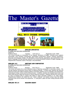 The  Master's  Gazette