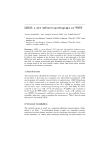 LIRIS: a new infrared spcetrograph on WHT Arturo Manchado