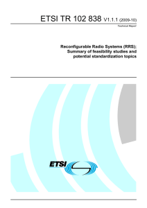 ETSI TR 102 838  V1.1.1