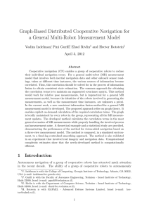 Graph-Based Distributed Cooperative Navigation for a General Multi-Robot Measurement Model Vadim Indelman