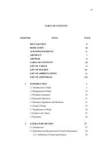 vii TABLE OF CONTENTS CHAPTER