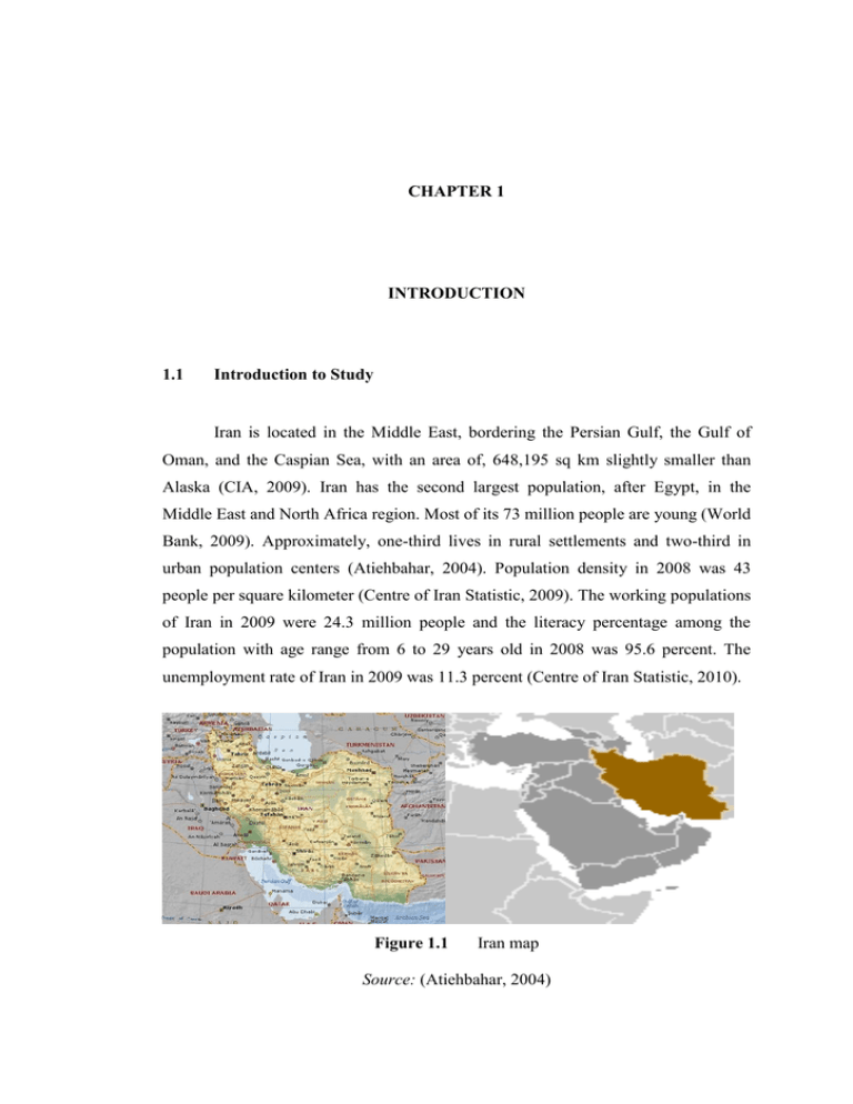 CHAPTER 1 INTRODUCTION 1.1 Introduction To Study