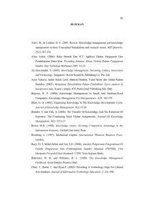 82 Alavi, M., &amp; Leidner, D. E. (2001. Review: Knowledge management... MIS Quaterly 25(1):107-136.