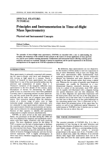 in Principles and Instrumentation Time-of-flight Mass Spectrometry