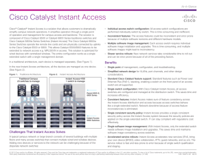 Cisco Catalyst Instant Access At-A-Glance