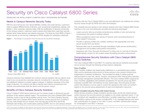 Security on Cisco Catalyst 6800 Series At-A-Glance