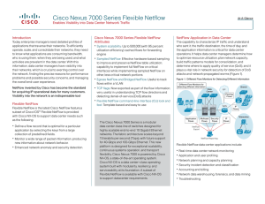 Cisco Nexus 7000 Series Flexible Netflow