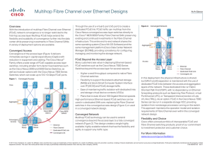 Multihop Fibre Channel over Ethernet Designs Overview