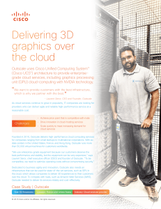 Delivering 3D graphics over the cloud