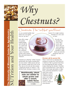 Why Chestnuts?  Chestnuts: The &#34;unNut&#34; you'll love!