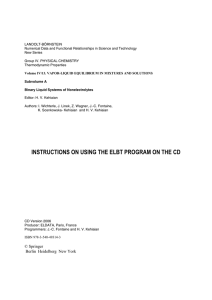 LANDOLT-BÖRNSTEIN Numerical Data and Functional Relationships in Science and Technology New Series