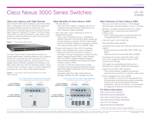 Cisco Nexus 3000 Series Switches