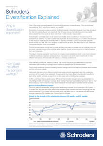 Schroders Diversification Explained Why is December 2015