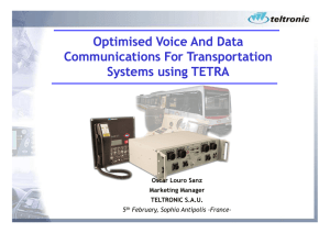 Optimised Voice And Data Communications For Transportation
