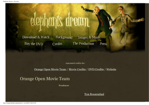 Orange Open Movie Team Movie Credits DVD Credits Website