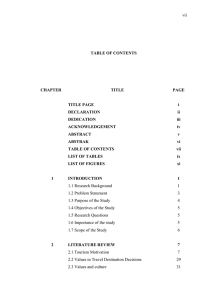 vii TABLE OF CONTENTS  CHAPTER