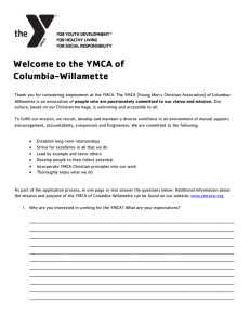 Welcome to the YMCA of Columbia-Willamette