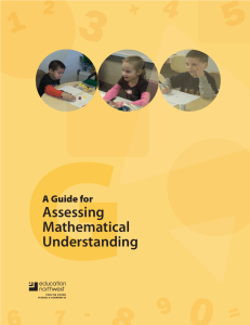 Assessing Mathematical Understanding A Guide for