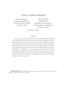 A Theory of Bilateral Oligopoly