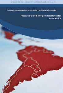 Proceedings of the Regional Workshop for Latin America F)