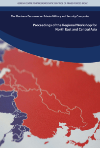 Proceedings of the Regional Workshop for North East and Central Asia F)