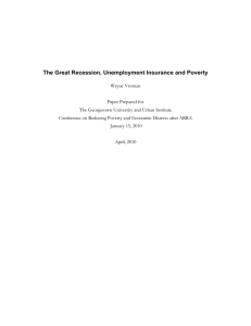 The Great Recession, Unemployment Insurance and Poverty