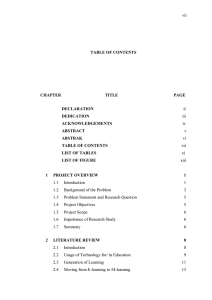 vii TABLE OF CONTENTS