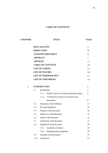 vii TABLE OF CONTENTS  CHAPTER