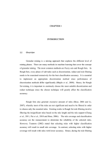 Granular  mining  is  a  mining ... mining phases.  There are many methods in machine learning... CHAPTER 1