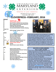 CLOVERPRESS--FEBRUARY, 2016 505 Railroad Avenue, Suite 4 Centreville, MD  21617